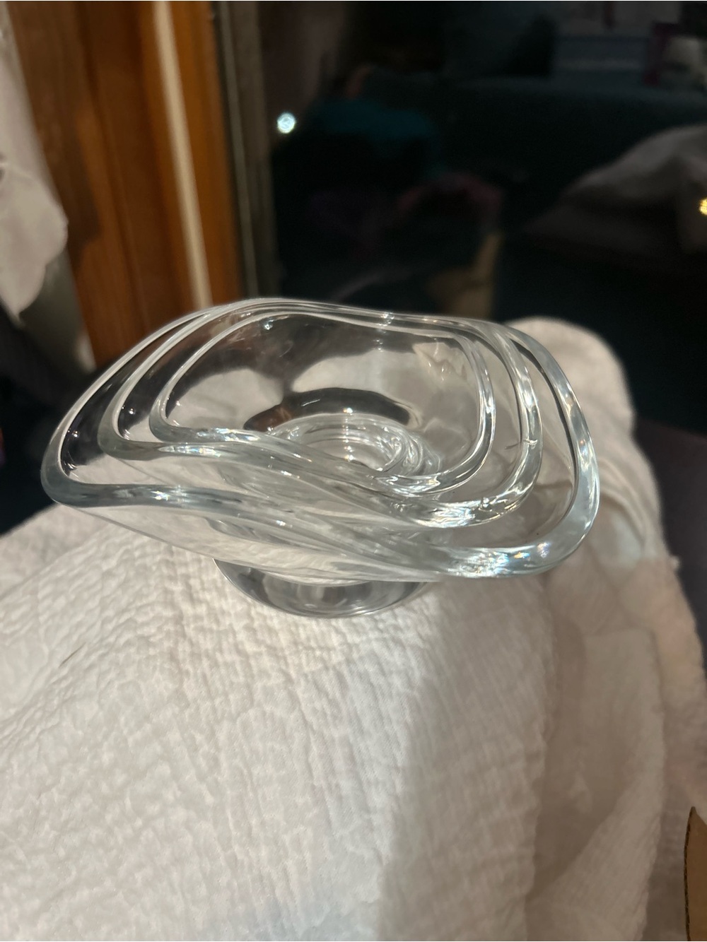 SIN White Urchin Glass Decorative Bowls - Set of 3
